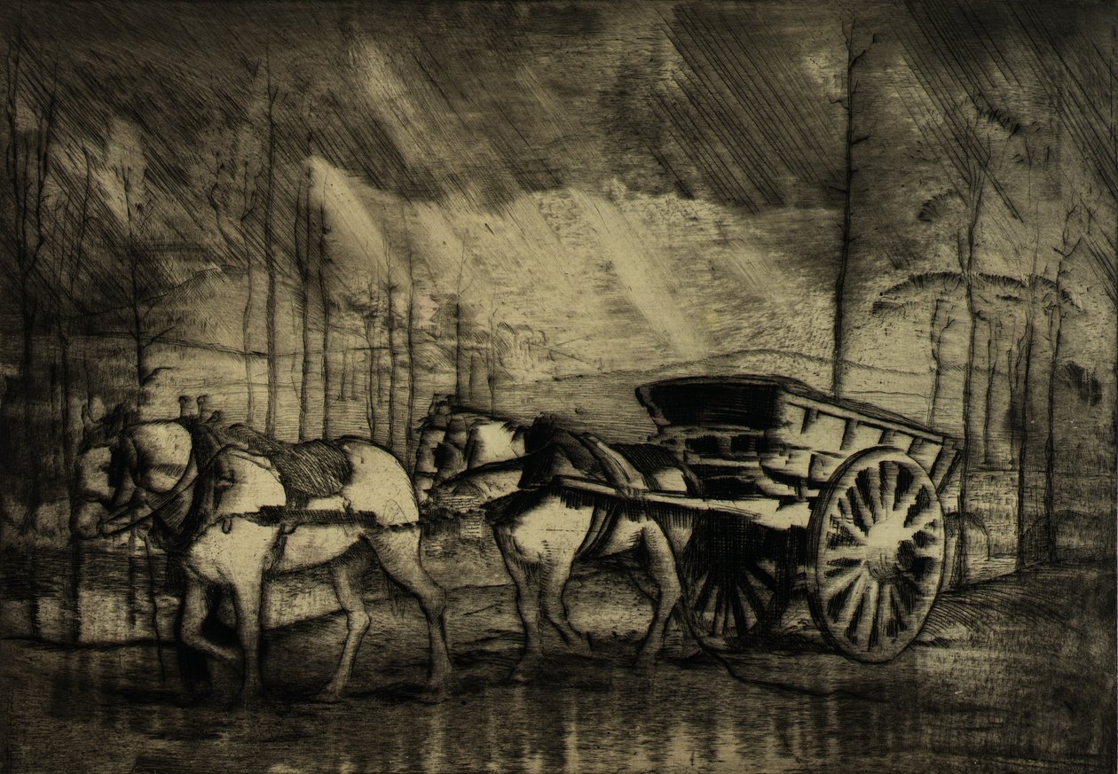 Fred - i en storm - Flandern af Charles L. Morgan