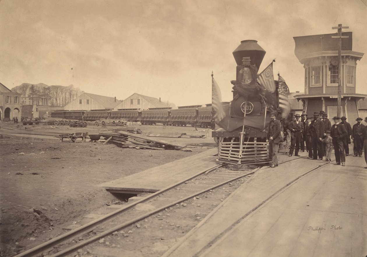 Lincoln Funeral Train, Philadelphia, 22.-24. april 1865. af Charles L. Philippi