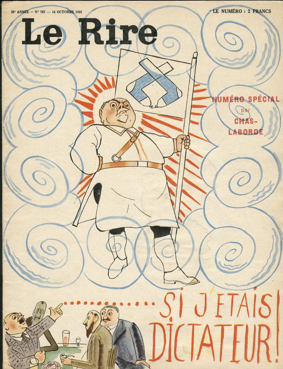 Illustration af Chas-Laborde (1886-1941) til forsiden af Le Lire af Charles Laborde