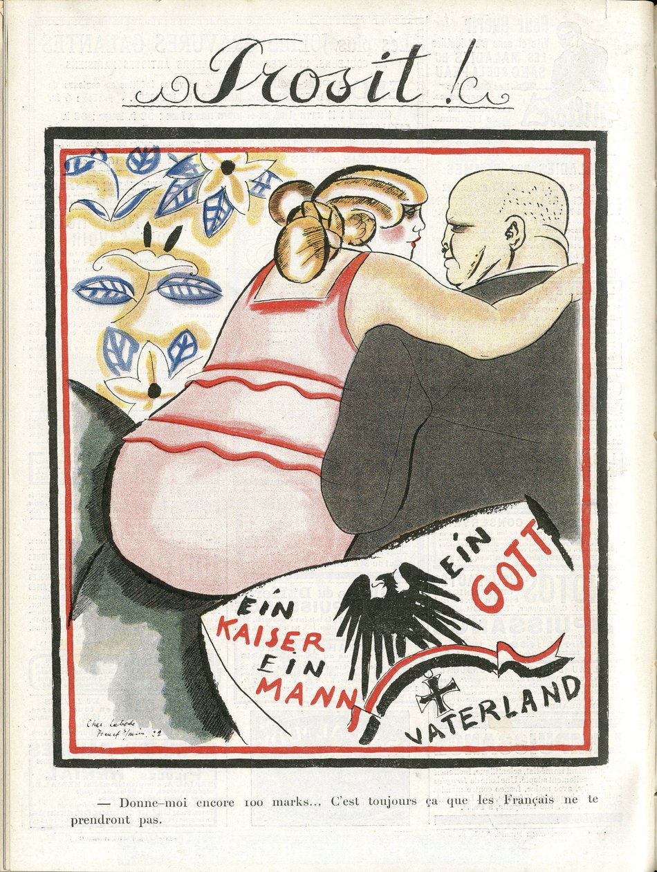 Illustration af Chas-Laborde (1886-1941) i Le Rire af Charles Laborde