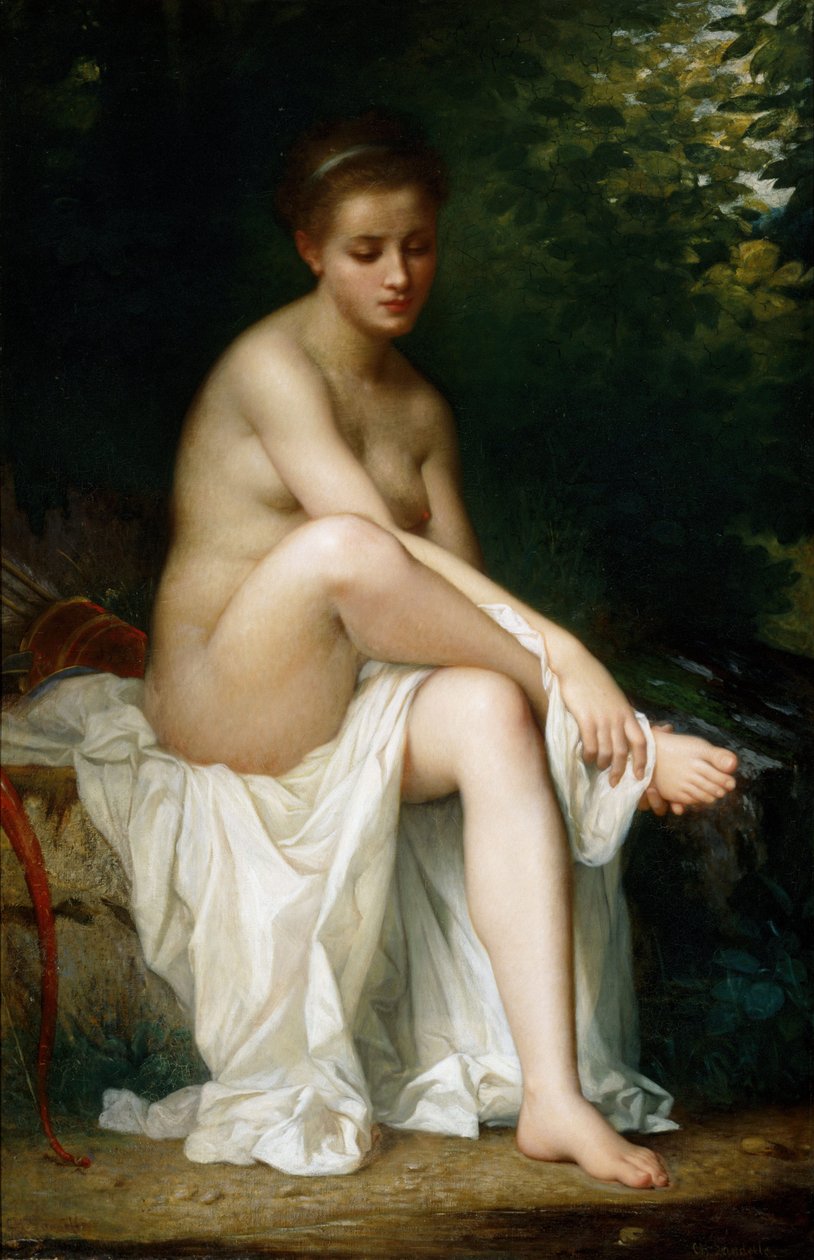 Ismenie, Dianas nymfe af Charles Landelle
