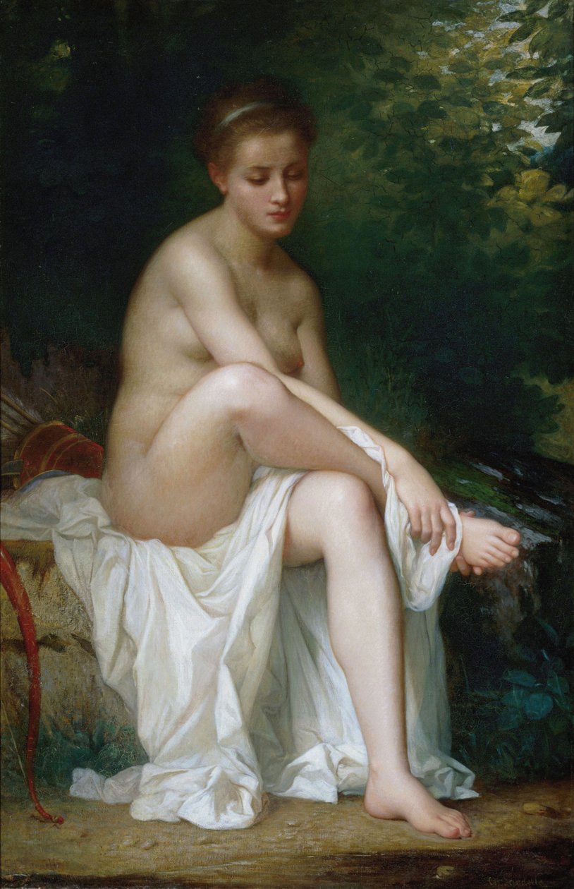 Ismenie, Dianas nymfe af Charles Landelle