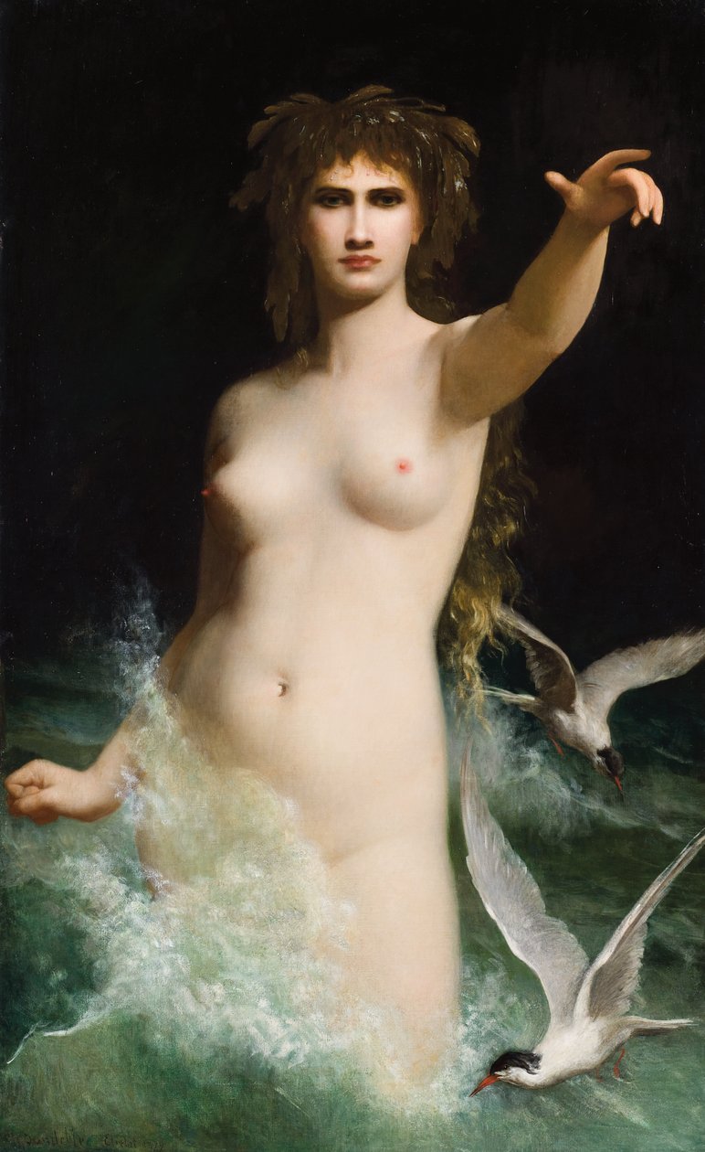 Stormen, 1879 af Charles Landelle