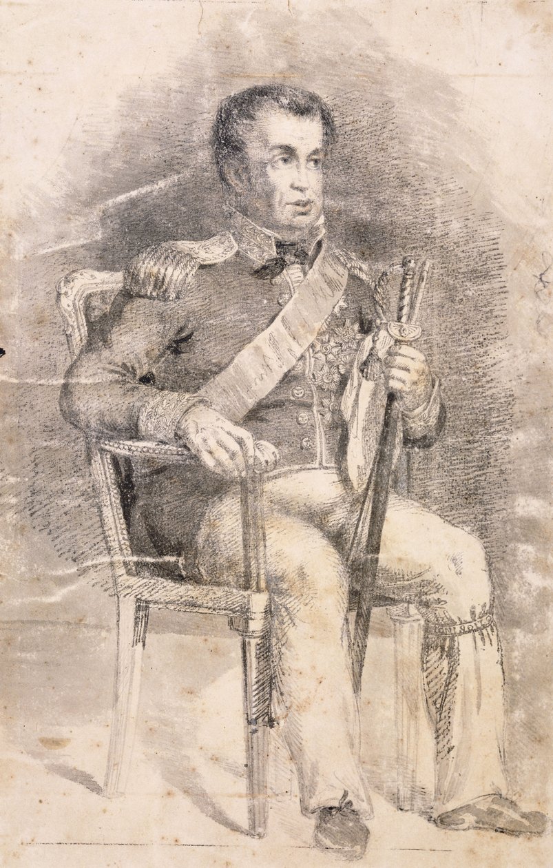 Portræt af Dom Joao VI, ca. 1825-6 af Charles Landseer