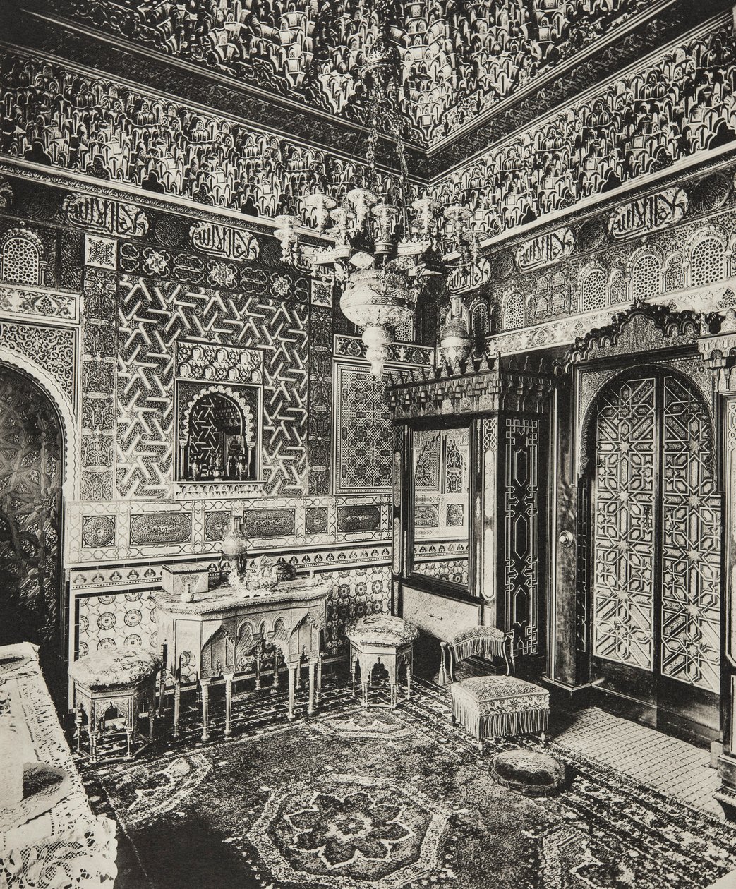 Omklædningsrum, Franks Hall, Horton Kirby, Kent, 1894 af Charles Latham