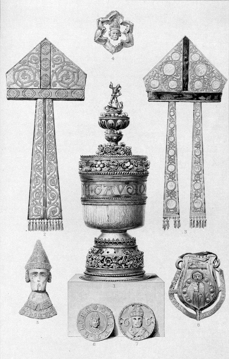 Relikvier associeret med Thomas A Becket, 1886 af Charles Lawrie
