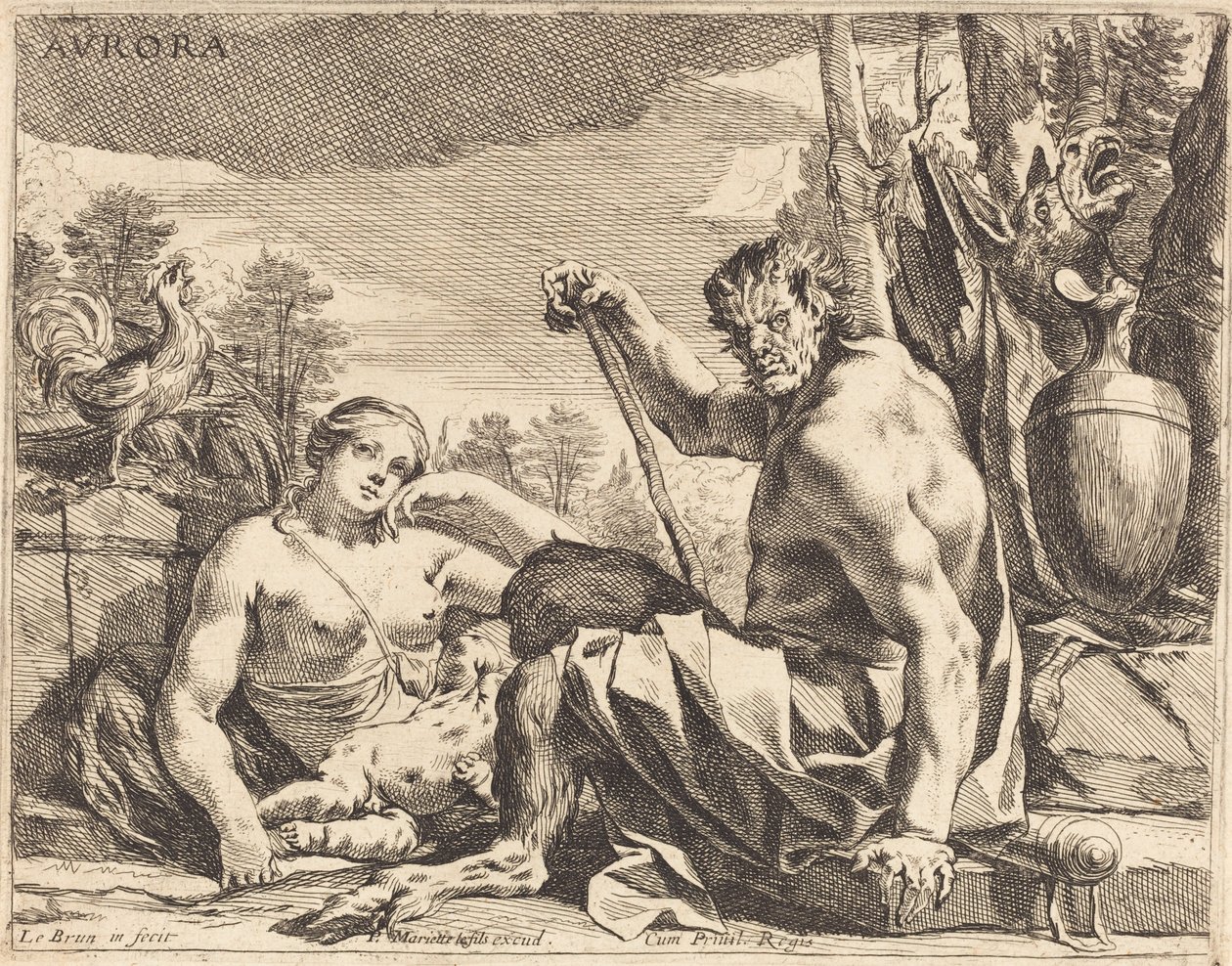 Aurora (Dawn) af Charles Le Brun