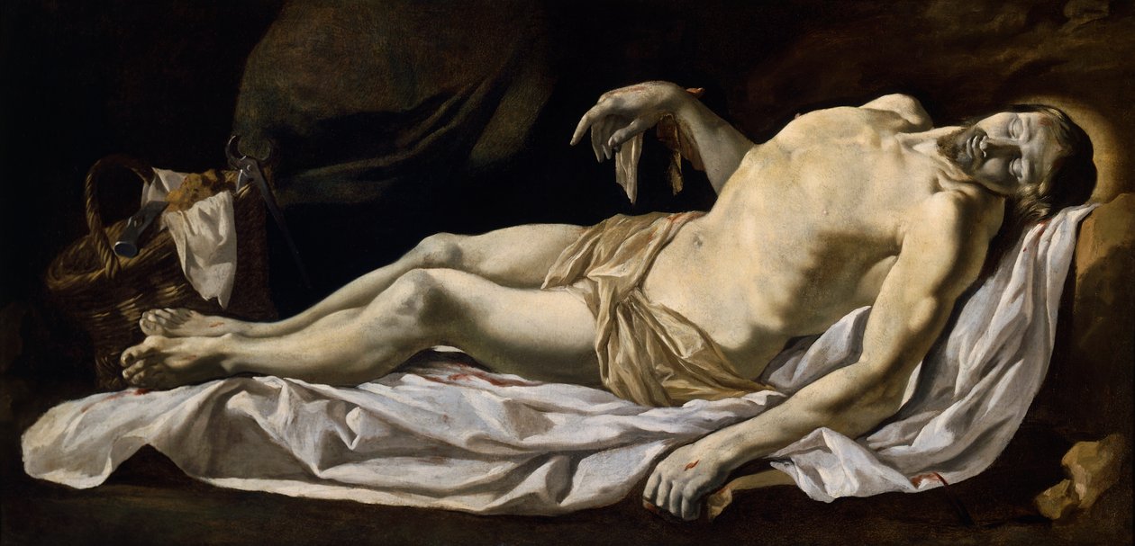 Kristus i ark, af Charles Le Brun (1619-1690), olie på lærred, 76x162 cm af Charles Le Brun