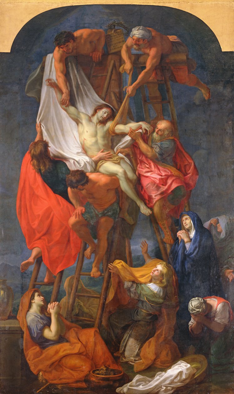 Nedstigning fra korset, c.1680 af Charles Le Brun
