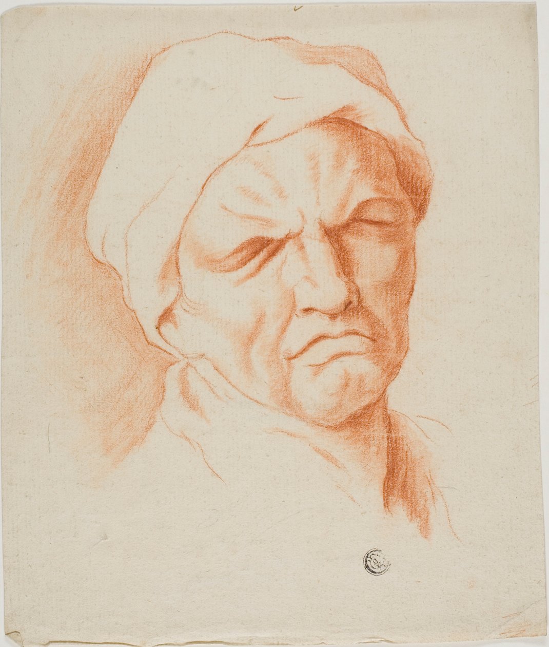 Hoved af en gammel mand af Charles Le Brun