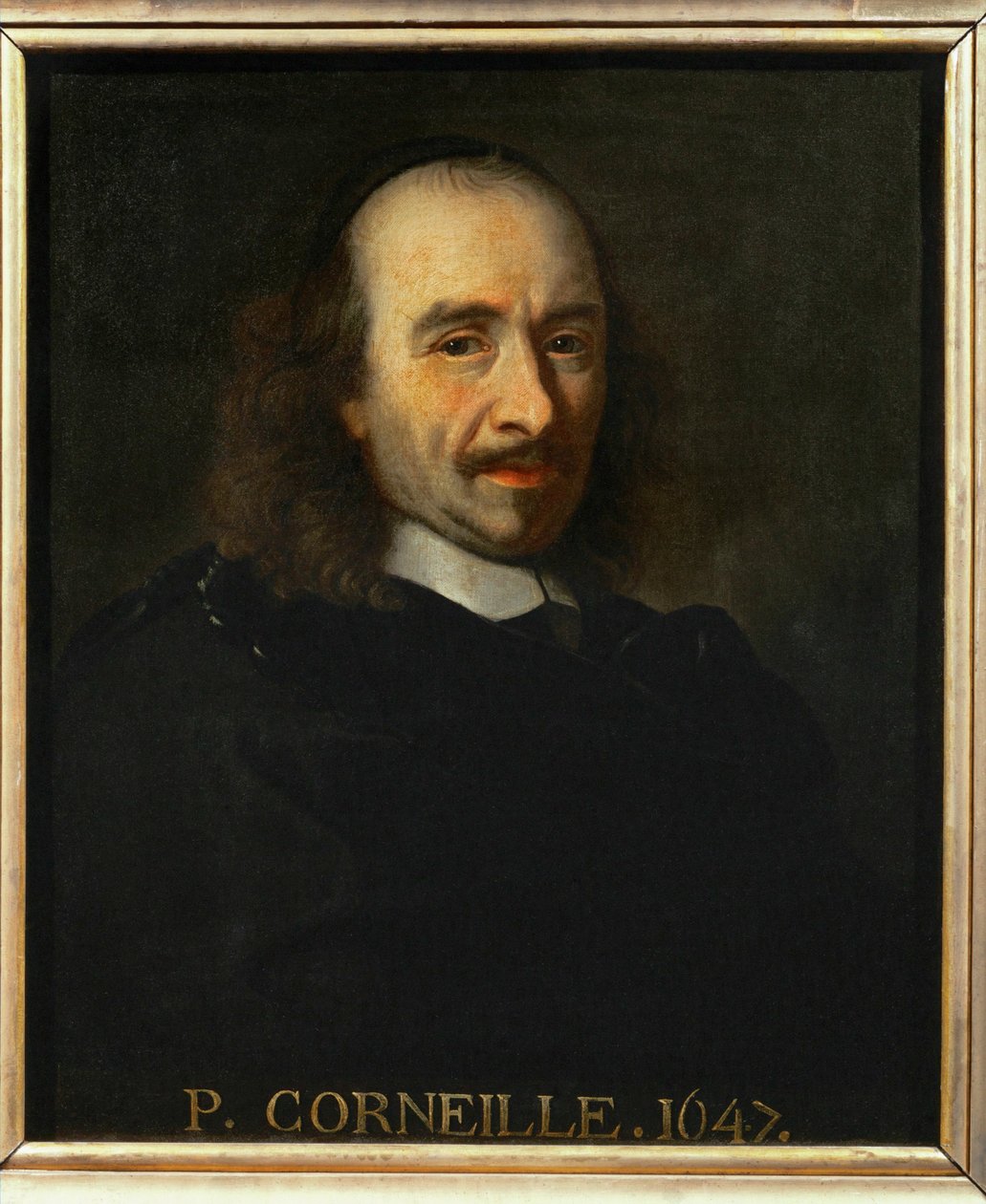 Digteren Pierre Corneille ... (maleri på lærred) af Charles Le Brun