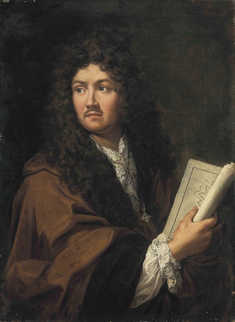 Portræt af Francois Michel Le Tellier, markis af Louvois 1641-1691. af Charles Le Brun