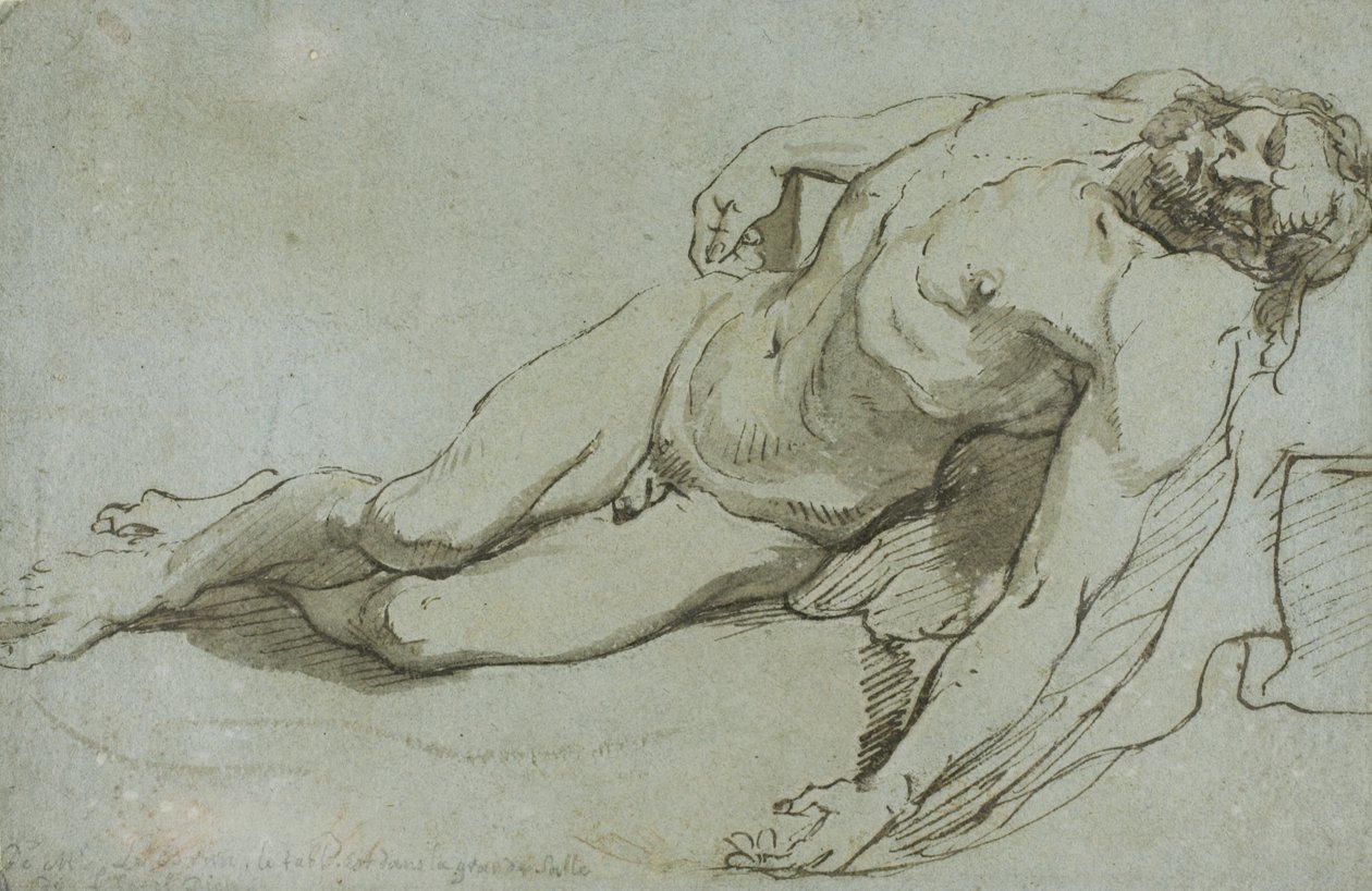 Den døde Kristus, 1646 af Charles Le Brun