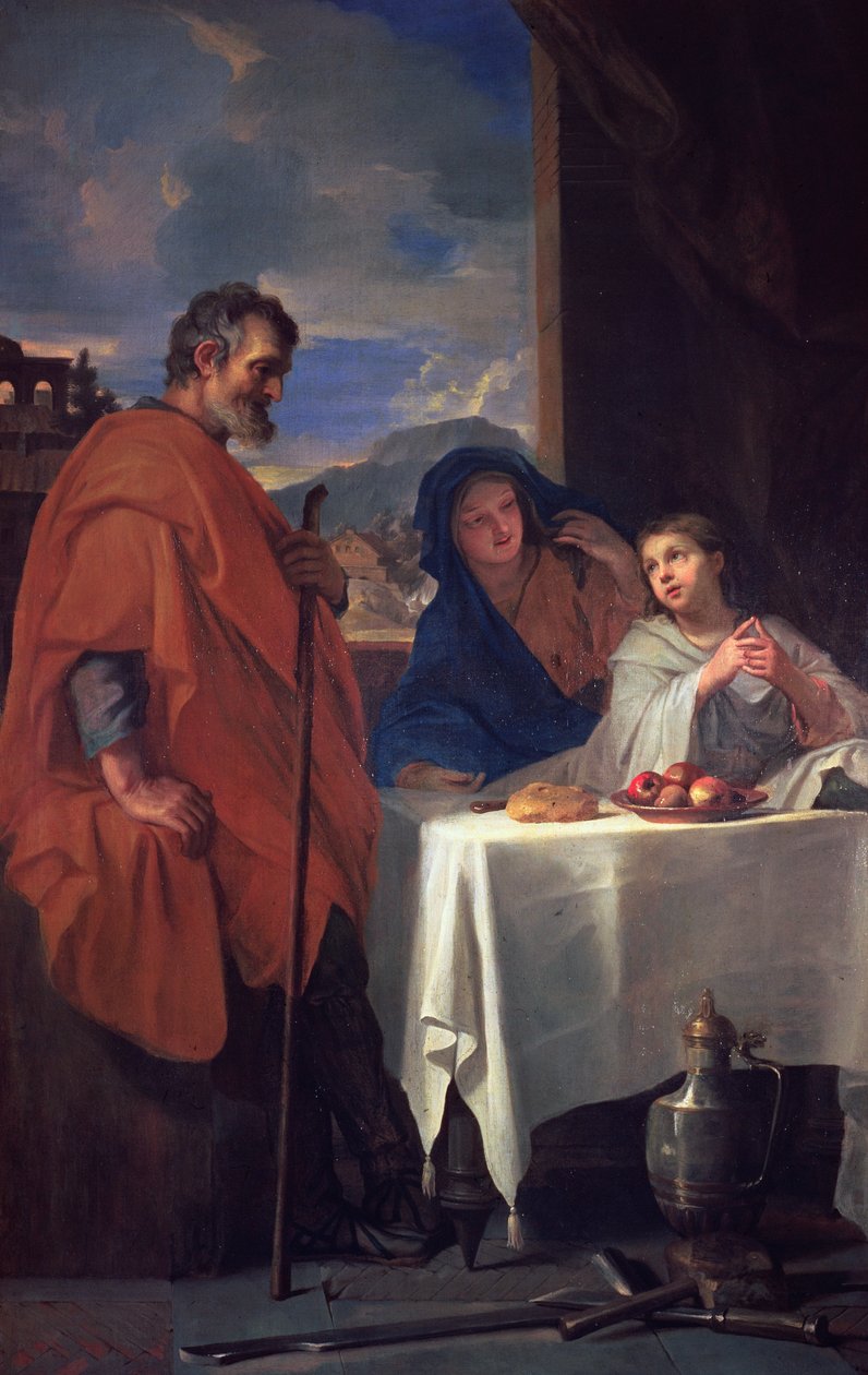 Den hellige familie eller nåden af Charles Le Brun