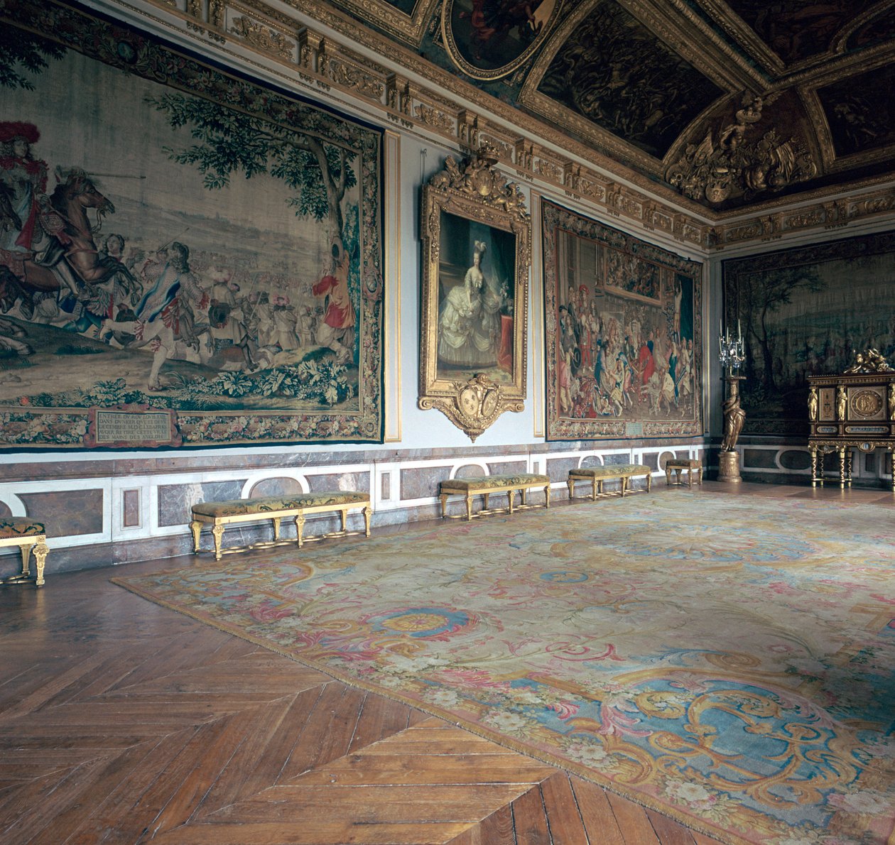 Salon De Mars i Versailles, 1600-tallet af Charles Le Brun