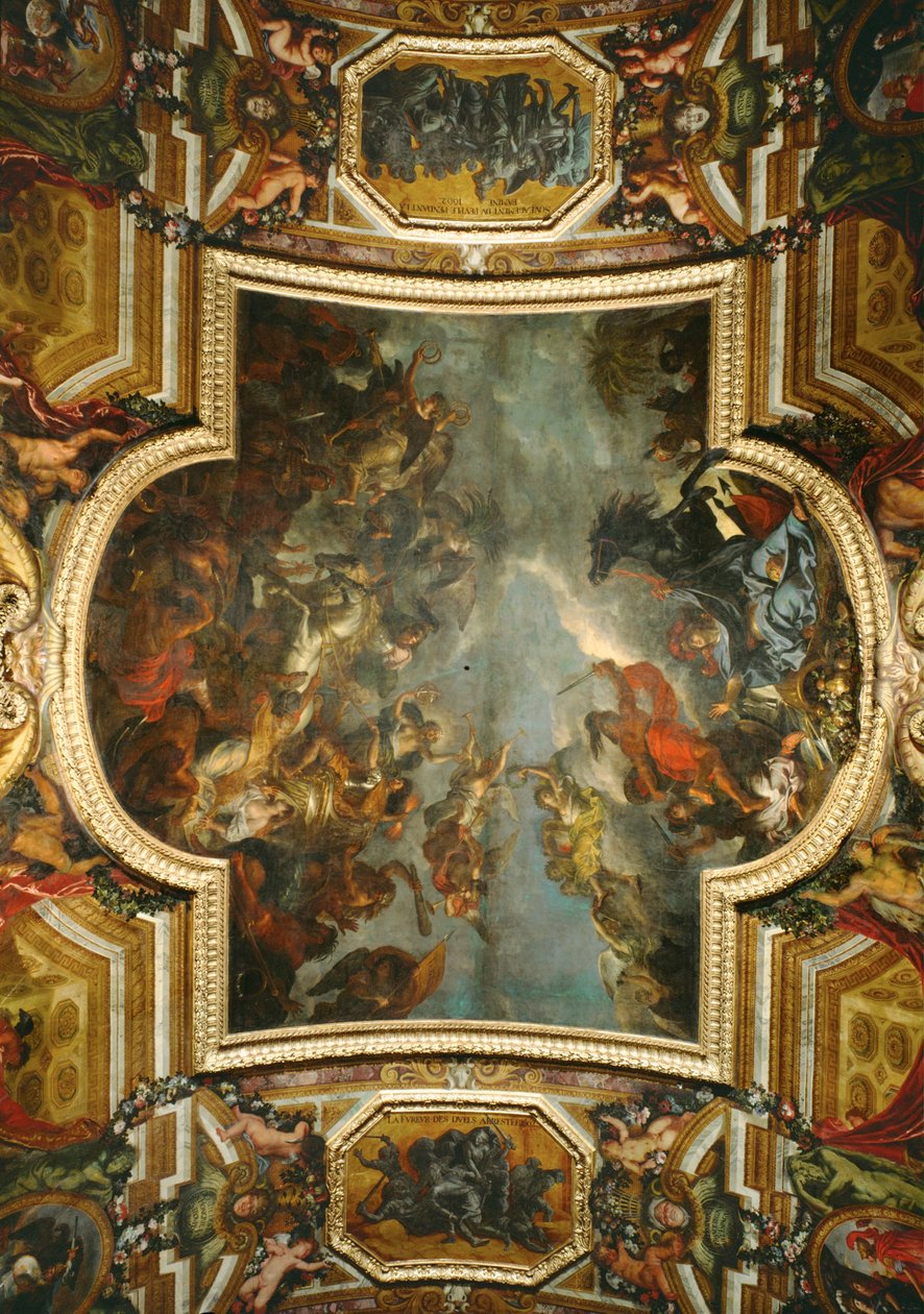 Passagen af Rhinen ... af Charles Le Brun