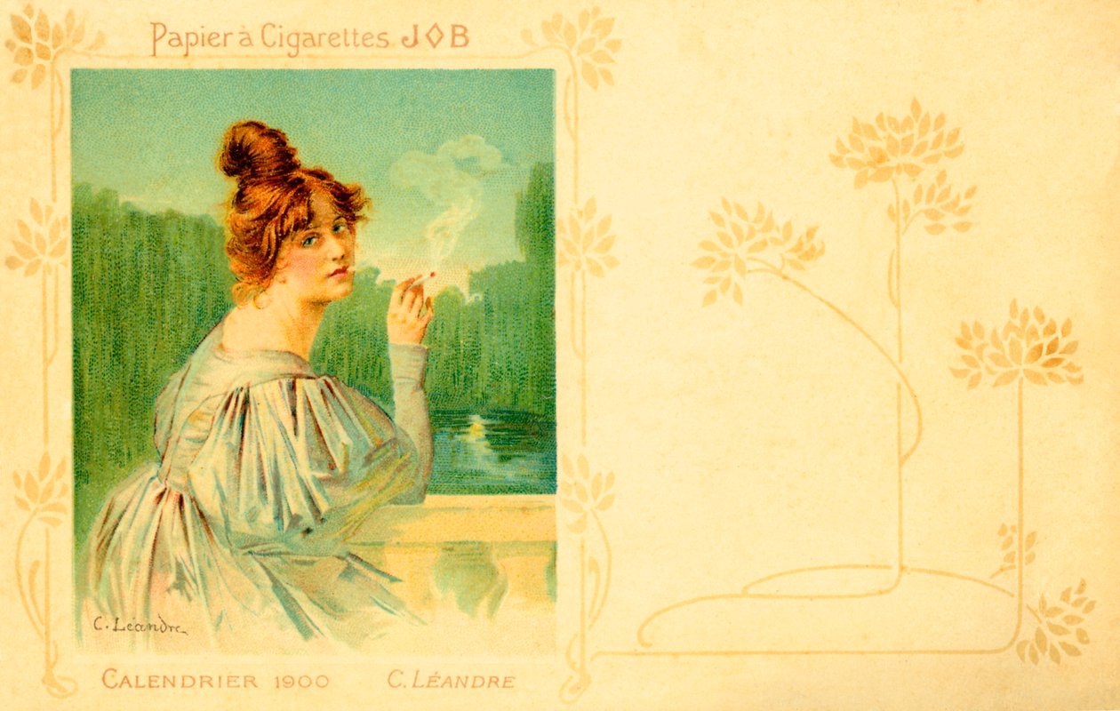 Indsamlingsjob - 1900-kalender (gravering) af Charles Leandre