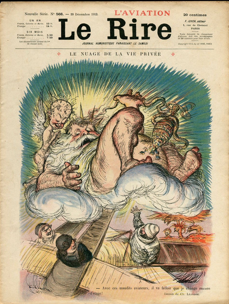Cover af "" Latteren"", Satirisk i farver af Charles Leandre