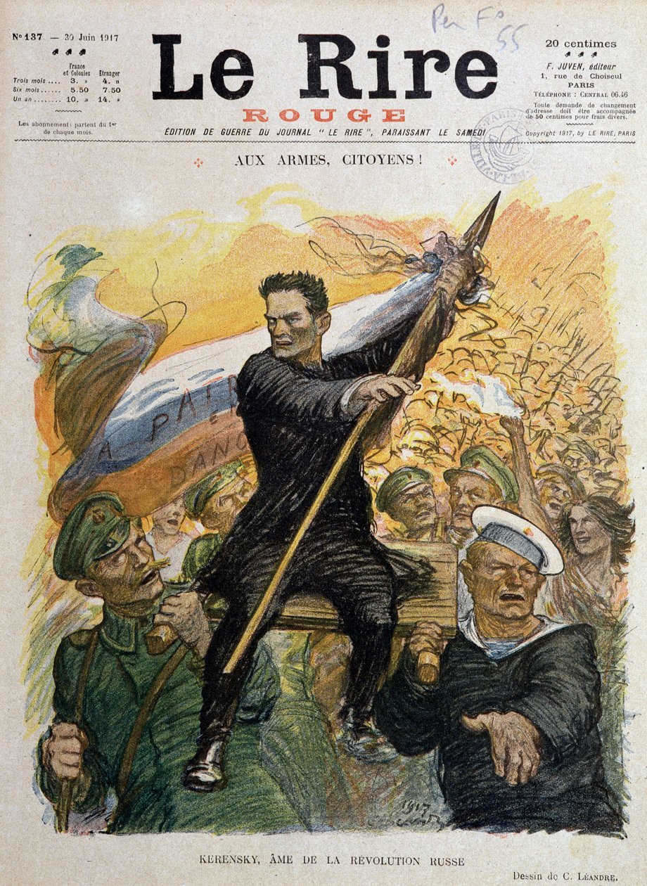 Februarrevolutionen (Rusland af Charles Leandre