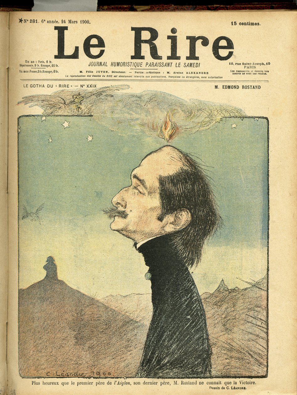 Illustration af Charles Leandre (1862-1934) til forsiden af Le Rire af Charles Leandre