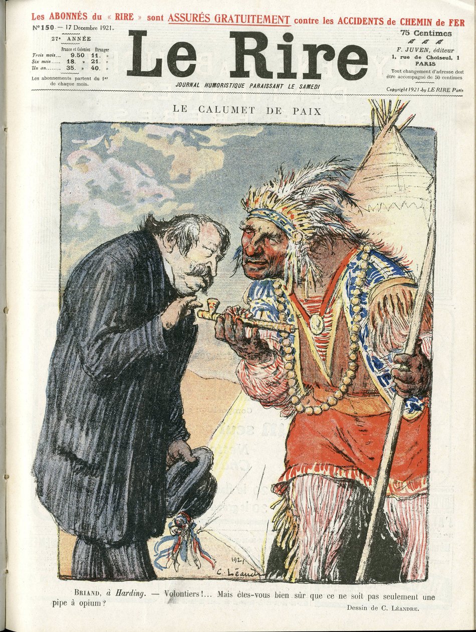 Illustration af Charles Leandre (1862-1934) til forsiden af Le Lire af Charles Leandre