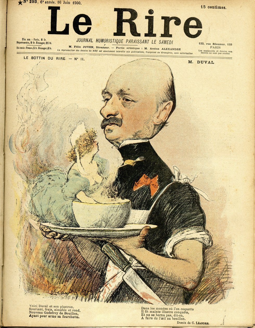 Illustration af Charles Leandre (1862-1934) til forsiden af Le Rire af Charles Leandre