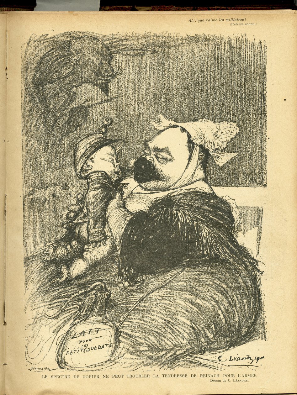 Illustration af Charles Leandre (1862-1934) i Reading af Charles Leandre