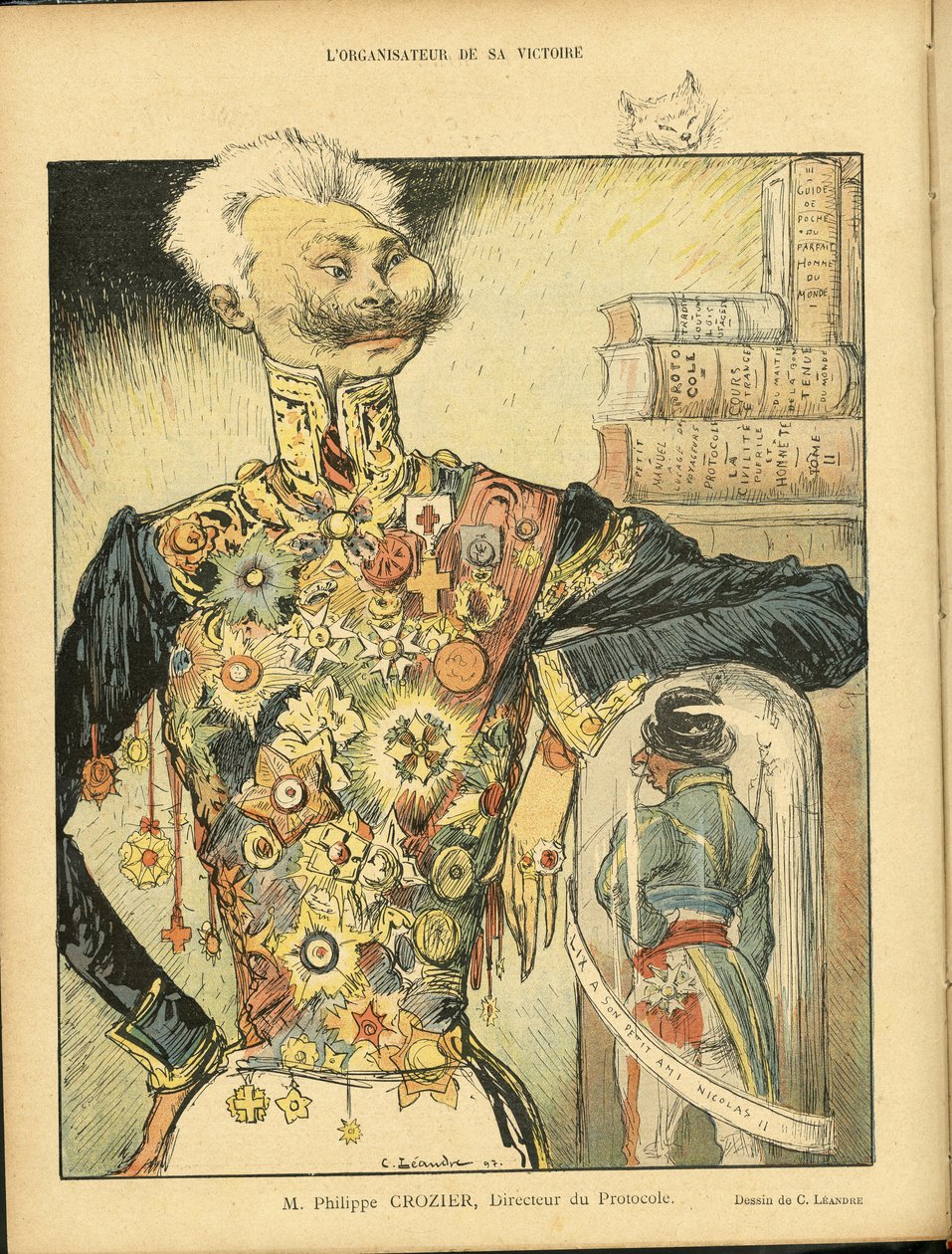 Illustration af Charles Leandre (1862-1934) i Le Rire af Charles Leandre