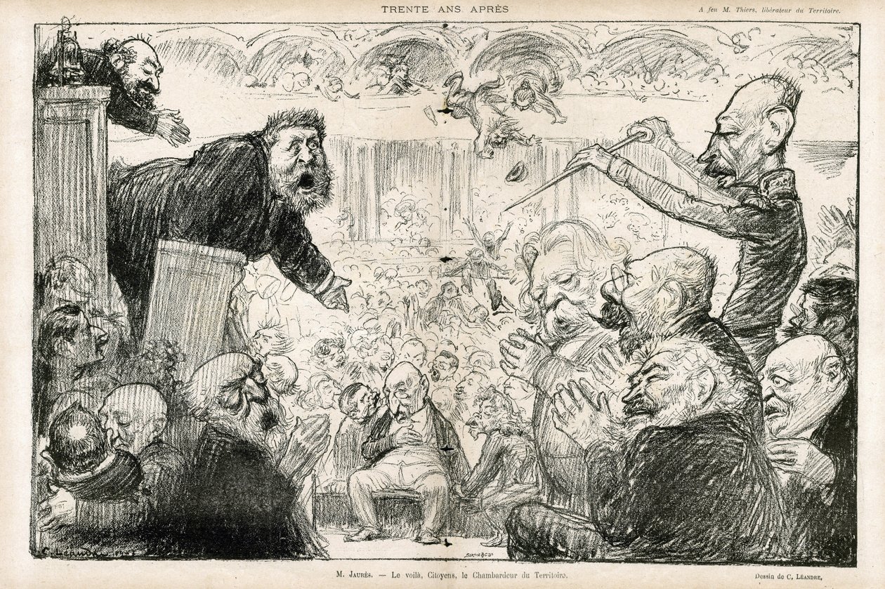 Illustration af Charles Leandre (1862-1934) i Le Rire af Charles Leandre