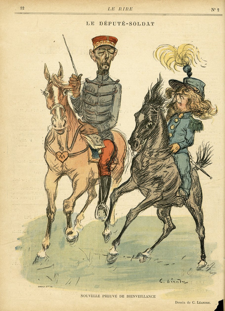 Illustration af Charles Leandre (1862-1934) i Le Rire af Charles Leandre
