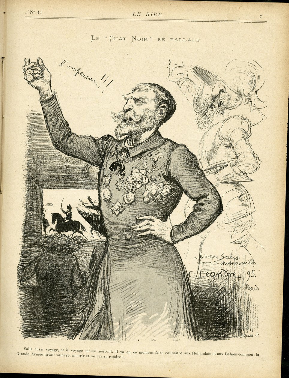 Illustration af Charles Leandre (1862-1934) i Le Rire af Charles Leandre