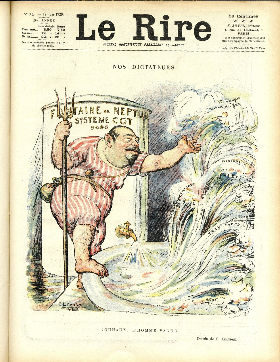 Illustration af Charles Leandre (1862-1934) i Le Rire af Charles Leandre