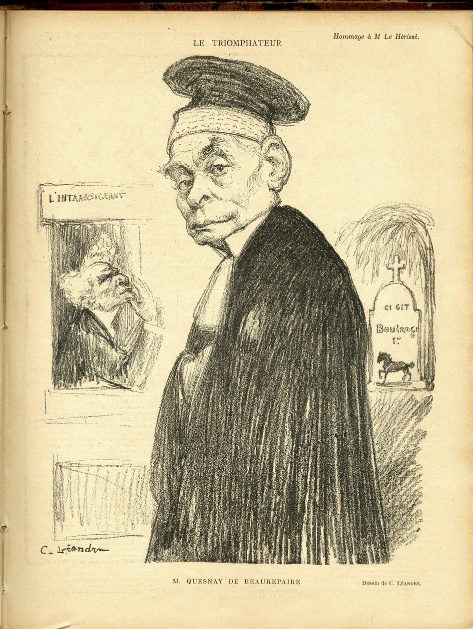 Illustration af Charles Leandre (1862-1934) i Le Rire af Charles Leandre