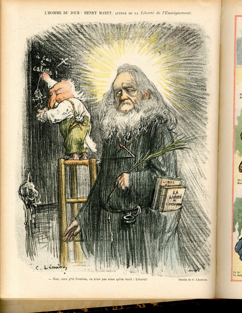 Illustration af Charles Leandre (1862-1934) i Le Rire, nr. 67 af Charles Leandre