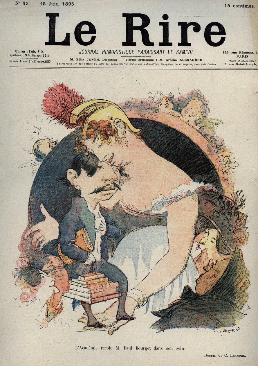 Paul Bourget (1852-1935) Fransk forfatter - L