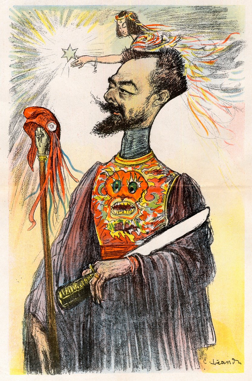 Paul Doumer (1857-1932) - Tegneserie af Charles Leandre (1862-1934) i ""Le Rire""" 1902 af Charles Leandre