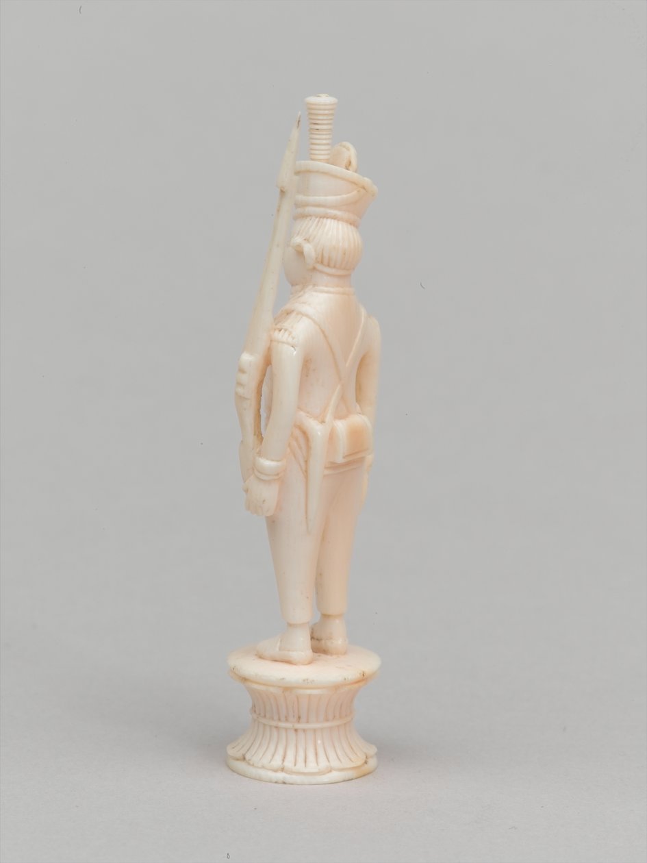 Hvid bonde, skakbrik, Indien, 1820 ca af Charles Leandre