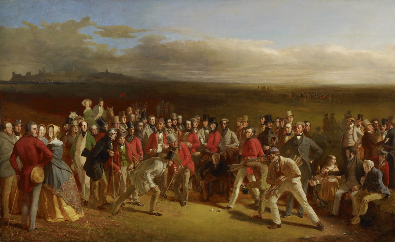 Golfspillerne, 1847 af Charles Lees