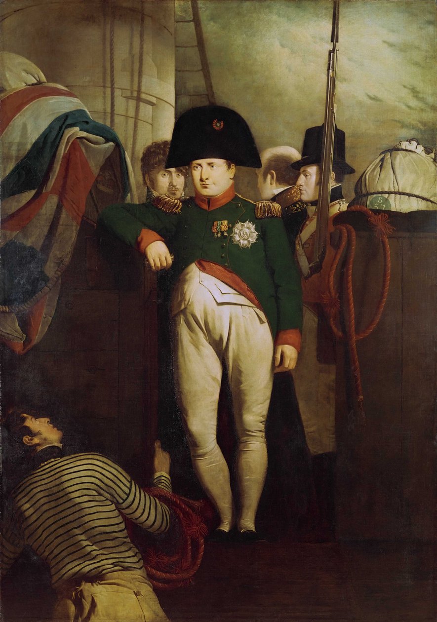 Napoleon Bonaparte om bord på 