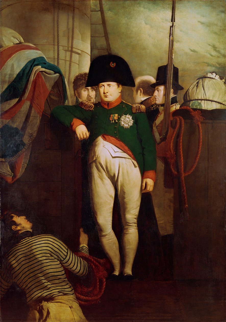 Napoleon Bonaparte om bord på 