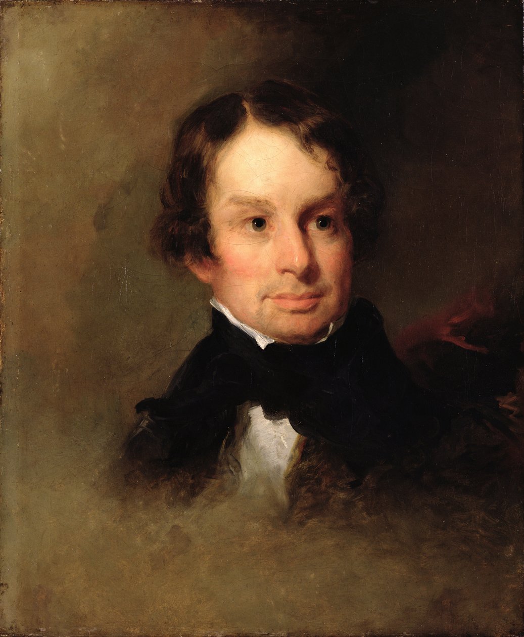 Portræt af Henry Wadsworth Longfellow (1807-82) af Charles Loring Elliot