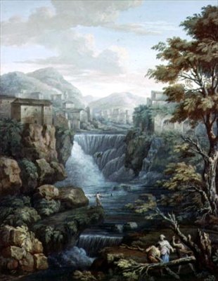 Tivoli af Charles Louis Clerisseau