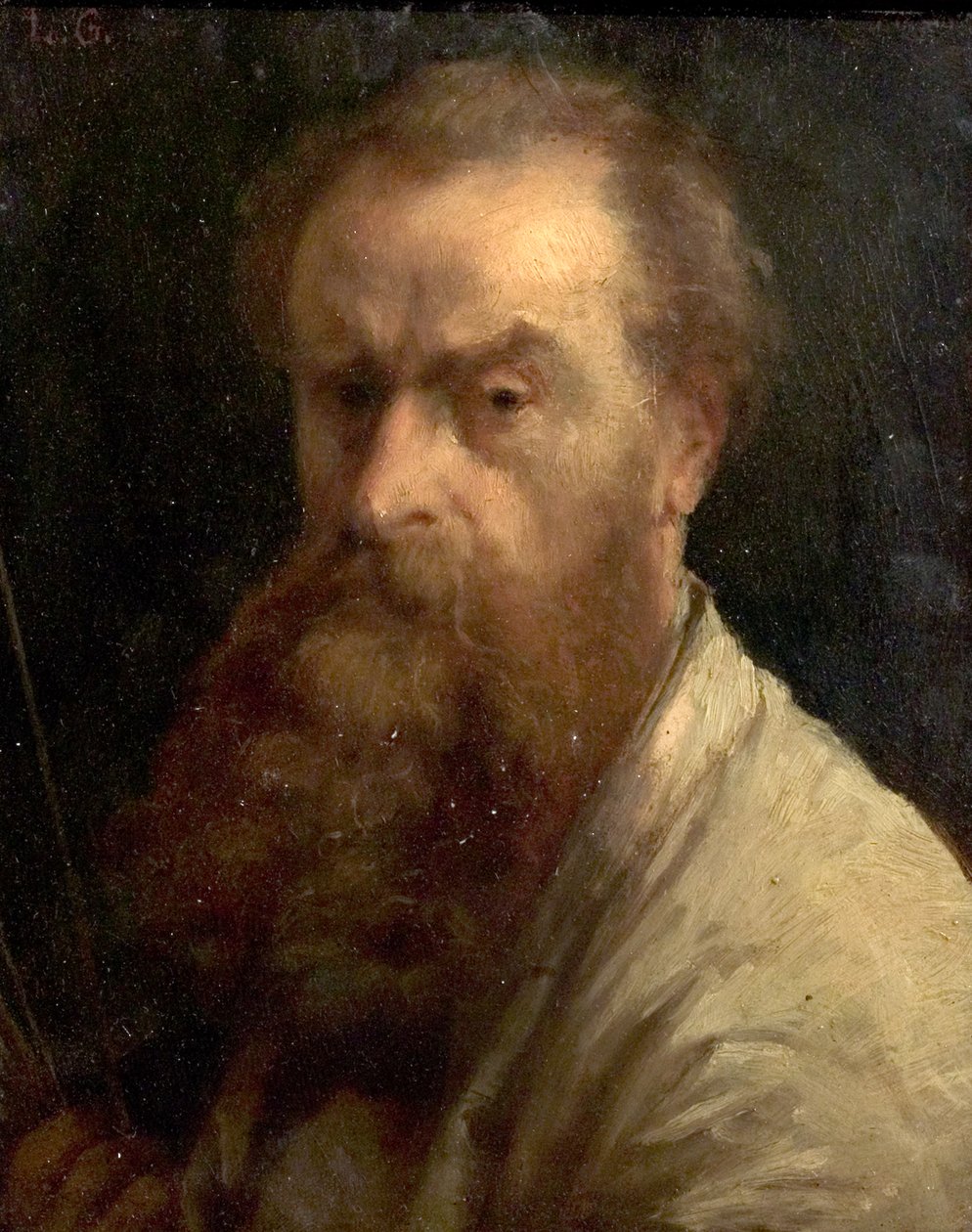 Selvportræt af Charles Louis Gratia