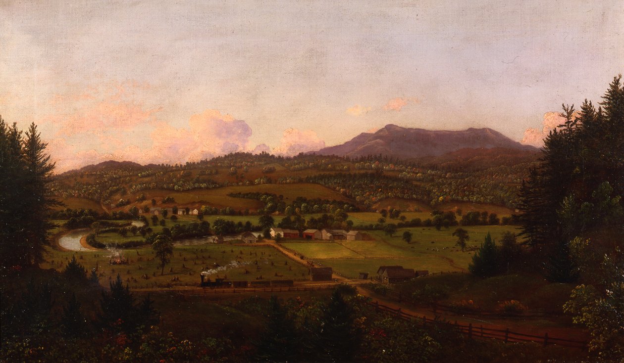 North Williston, Vermont, 1850 af Charles Louis Heyde