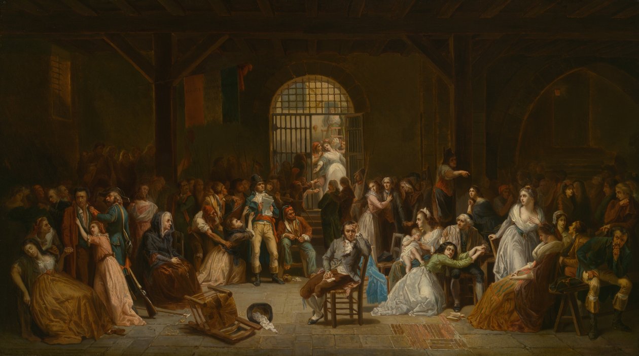 Navneopråb for terrorens sidste ofre af Charles Louis Lucien Muller