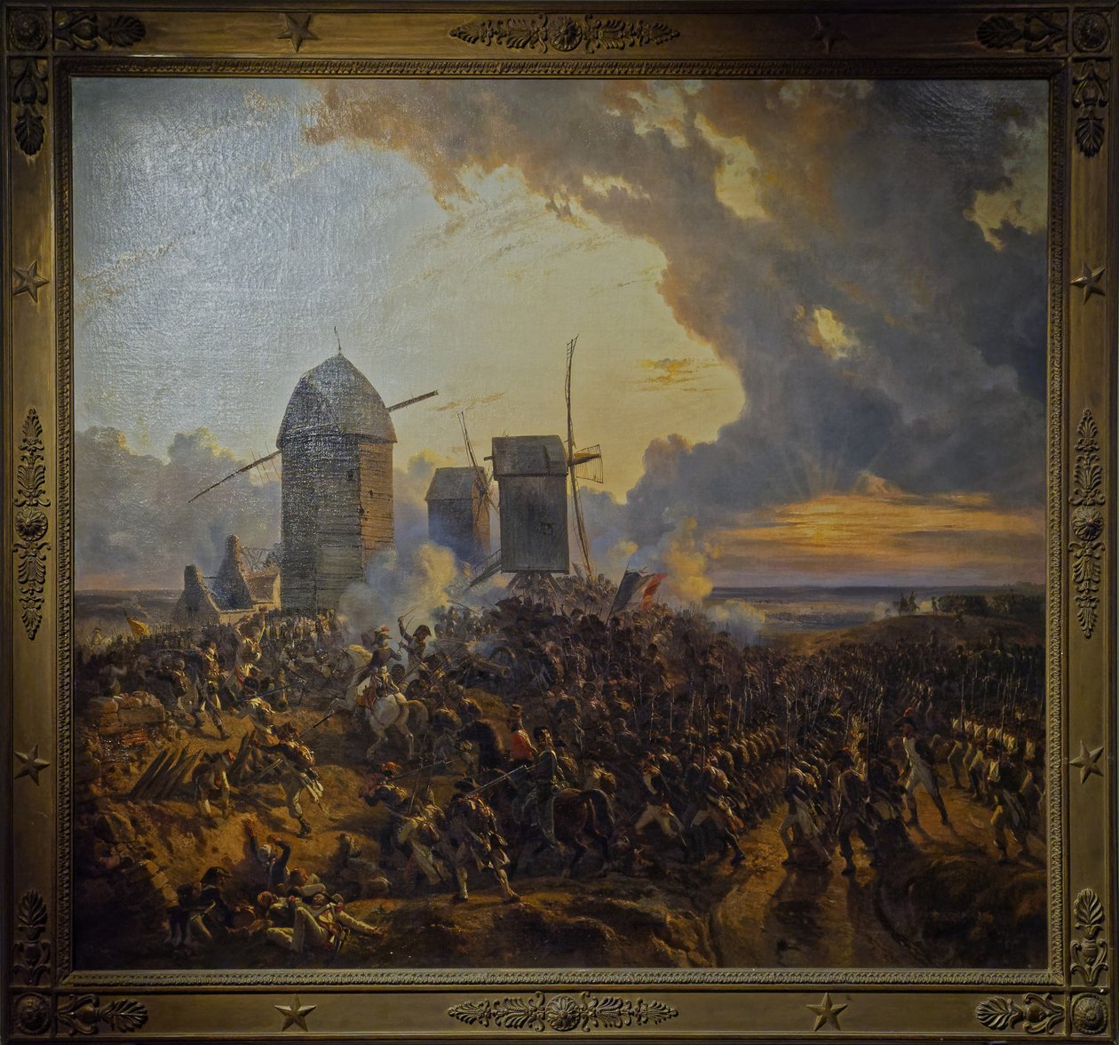 Battle of Mouscrondani af Charles Louis Mozin