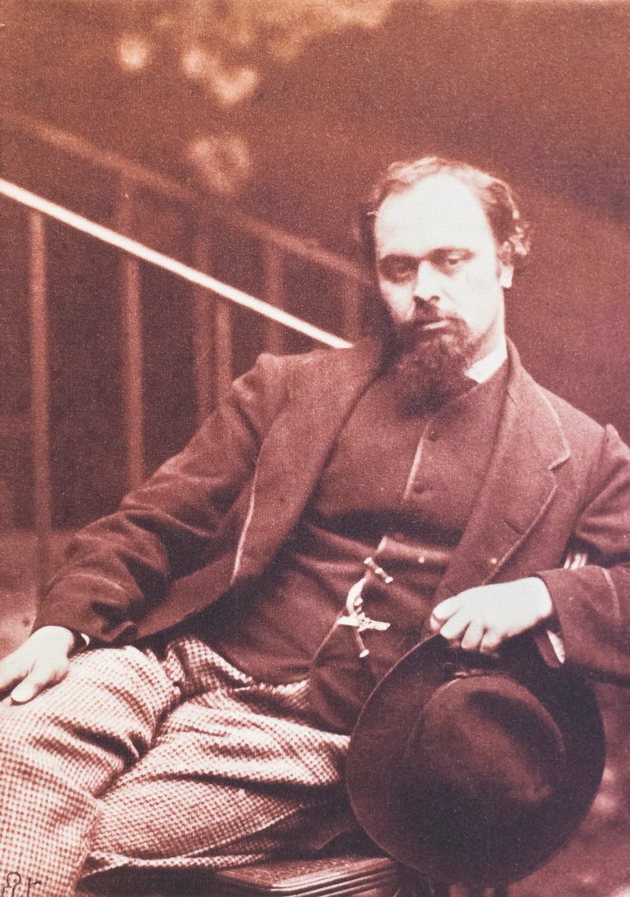 Dante Gabriel Rossetti af Charles Lutwidge (1832 98) Dodgson