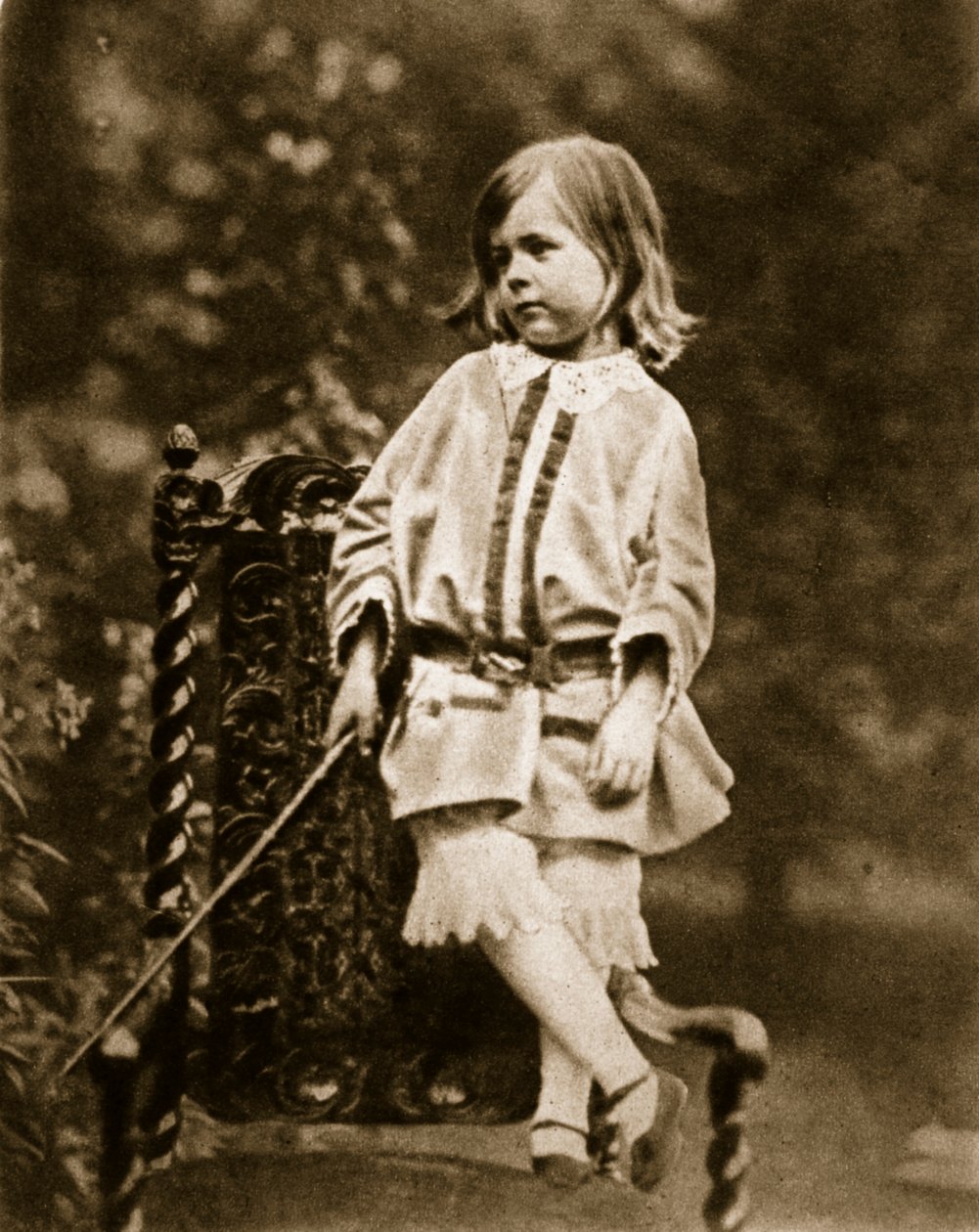 Hallam Tennyson 28. september 1857 (sepiafoto) af Charles Lutwidge Dodgson