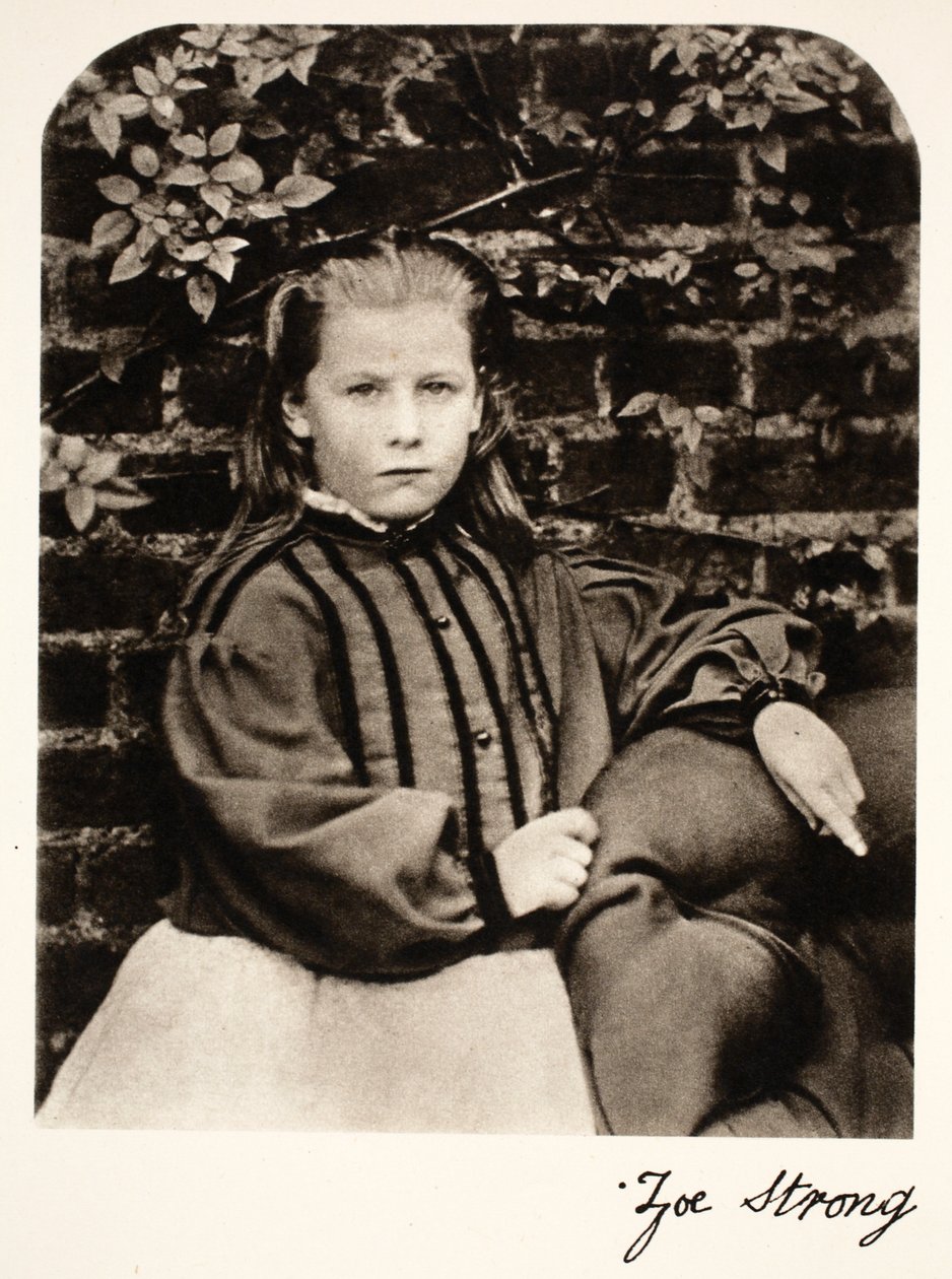 Zoe Strong, 10. oktober 1863 (sepiafoto) af Charles Lutwidge Dodgson