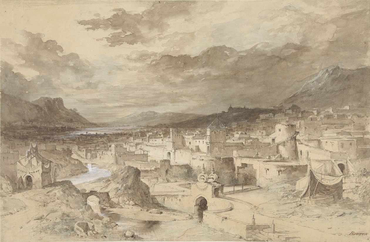 De stad Enochia af Charles Marie Bouton